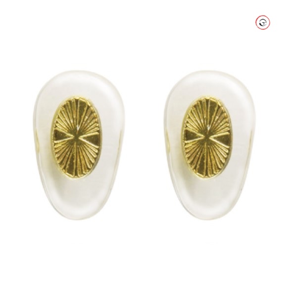 Носовые упоры 501602-12SG 12 мм с золотистой вставкой под винт 501602-12SG