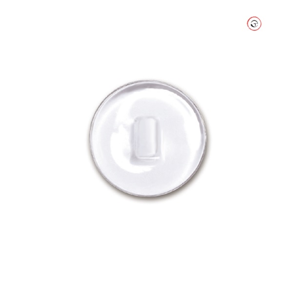 Круглые ультратонкие носовые упоры 501701-09P 9 мм из поликарбоната 501701-09P