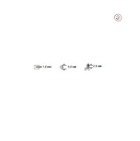 Ширина петли: 5,0 мм. Расстояние между гребнями петли и их толщина: 1,0 мм.