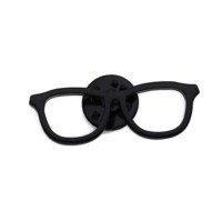 Black eyewear badge - sleek gift for ophthalmology professionals