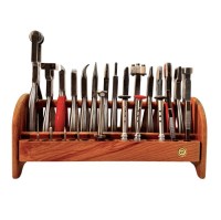 Подставка для ручных инструментов из дерева с отсеками для щипцов, отверток и сверл, удобная и устойчивой конструкции