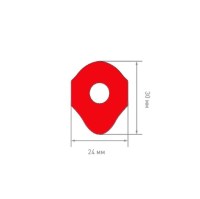 Липкие сегменты 24 мм для фиксации линз на станке