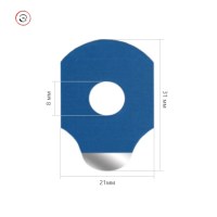 Тонкие липкие сегменты 21x31 мм для фиксации линз