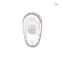 Носовые упоры 501502-12.5S 12,5 мм прозрачные с пластиковой вставкой под винт для очков