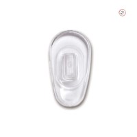 Носовые упоры 501502-12.5P 12,5 мм прозрачные под защелку с пластиковой вставкой для очков