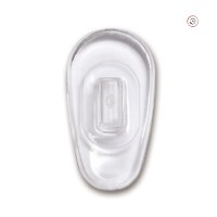 Носовые упоры 501502-17P 17 мм прозрачные увеличенные с пластиковой вставкой под защелку