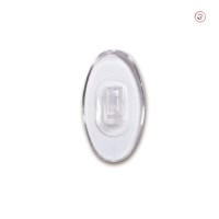 Носовые упоры 501503-12.5P 12,5 мм прозрачные мягкие с пластиковой вставкой под защелку