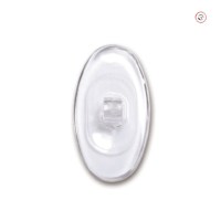 Носовые упоры 501503-14.5S 14,5 мм прозрачные с пластиковой вставкой под винт для очков