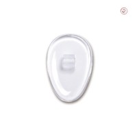 Носовые упоры 501505-12S 12 мм утонченные прозрачные под винт для очков