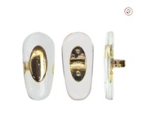 Носовые упоры Ray-Ban 502002-14G 14 мм золотистые с металлической вставкой