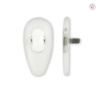 Носовые упоры Ray Ban 502004-15S 15 мм утонченные под зажим силиконовые