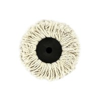 Щеточный круг диаметром 80 мм для финишной полировки оптических линз и оправ очков — мягкая щетина, совместим с пастами для полировки