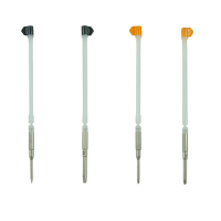 2 шлицевых: 1,4 мм. 2,3 мм. 2 крестовых: 1,5 мм. 2,0 мм..