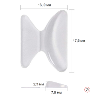 Размер: 17,5 мм. Толщина: 2,3 мм.