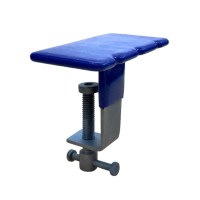 Упор для сборки и ремонта очков, металлический с пластиковым покрытием, закрепленный на рабочем столе