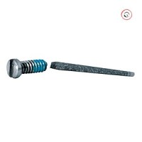 Черненые винты-саморезы для очков 1,3 мм с фиксатором резьбы для петель и флексов