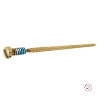 Резьба золотистых винтов-саморезов для очков с фиксатором