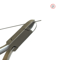 Кусачки боковые для очков из нержавеющей стали с твердосплавными режущими концами, эргономичные ручки, профессиональный инструмент для ремонта очков.