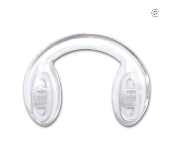 Силиконовые сплошные мостики 501301-19.5S для детских очков 501301-19.5S